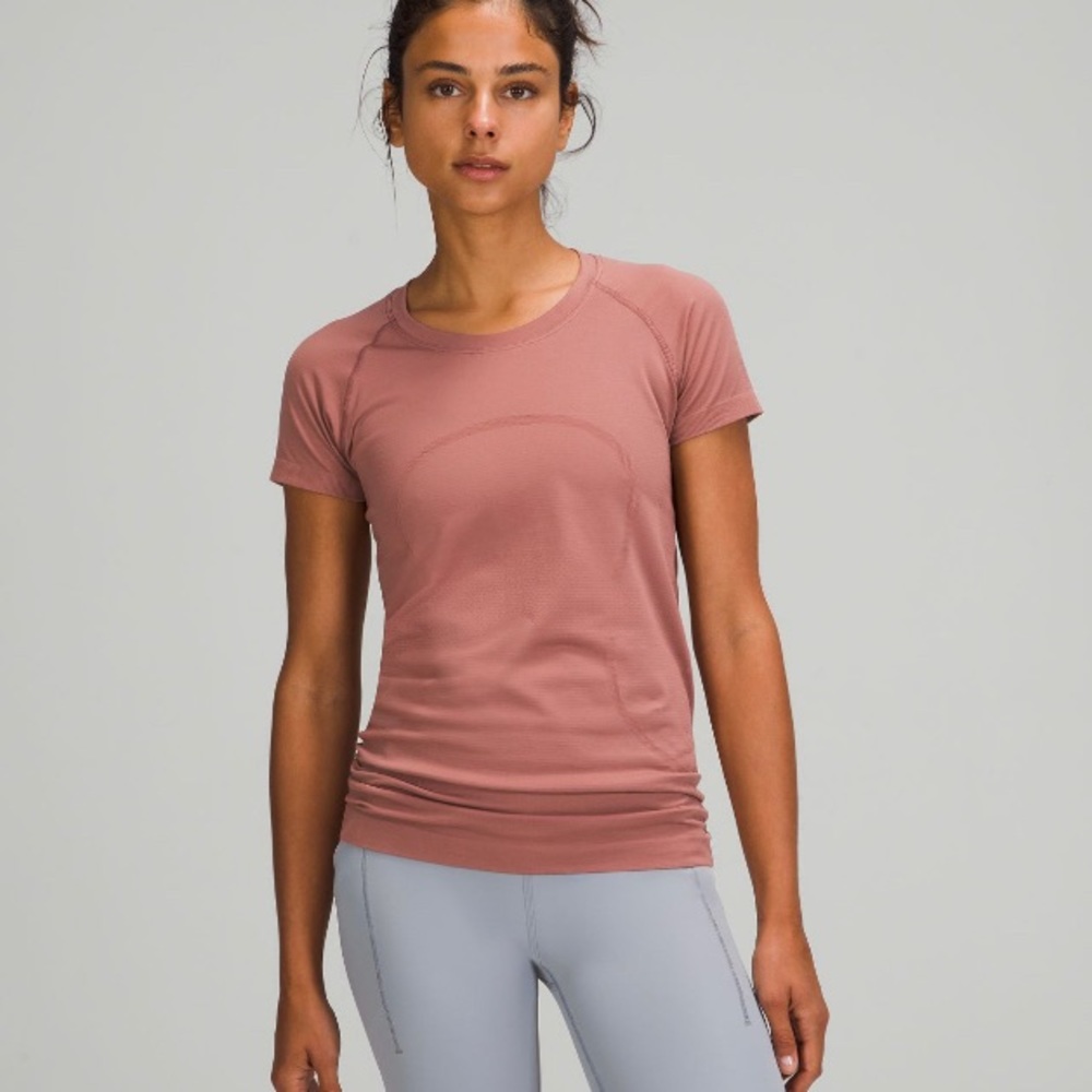 lululemon swiftly tech short sleeve shirt - spiced chai